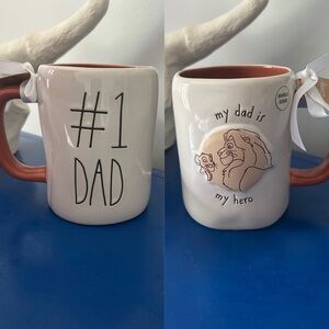 Rae Dunn Disney Lion King Mufasa Simba #1 Dad My Dad’s My Hero Double Sided Mug
